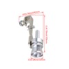RDEXP Silver Size M/37-48mm Aluminum Alloy Silencer Pipe Whistle Turbo
