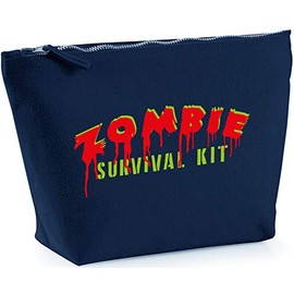 Hippowarehouse Zombie survival kit printed make up cosmetic wash bag 18x19x9cm