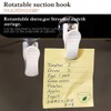 (4 Pack) Suction Cup Hook Clips - Multi-Purpose Non-Trace Wall-Sticking