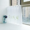 HongYa Voile Net Curtain Transparent Cafe Curtain Short Curtain with