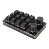 Mini 12 Key Keypad with 2 Knob Blue Switch DIY