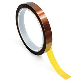 Bertech High-Temperature Polyimide Masking Tape, 1 Mil Thick, 3/16 Inch x 36 Yards