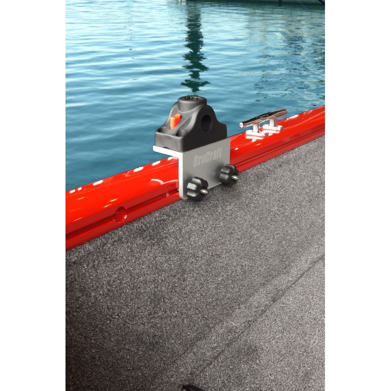 Brocraft Power Lock Rod Holder 90 Degree Boat Track System/Versatrack
