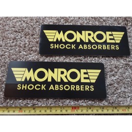 Monroe Lot of 2 Monroe Shocks Struts Racing Decals Stickers NHRA Nascar Stock Hot Rod