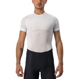 Castelli Core Seamless Base Layer Ss, Intimo Ciclismo Uomo, White, L/XL