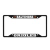 Fan Mats 31298: Baltimore Orioles Metal License Plate Frame Black