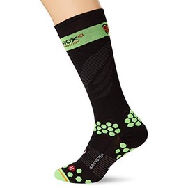 CARDIOSOX, unisex_adult, B07BFW28VY, Nero - Verde Fluo, 2M 39-41 30-38