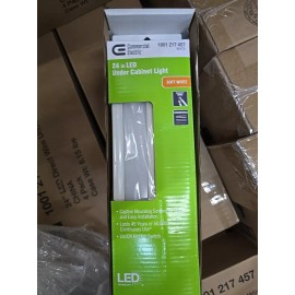 Commercial Electric Commerical Electric 24 in. LED White Direct Wire Under Cabinet Light  4 Pack