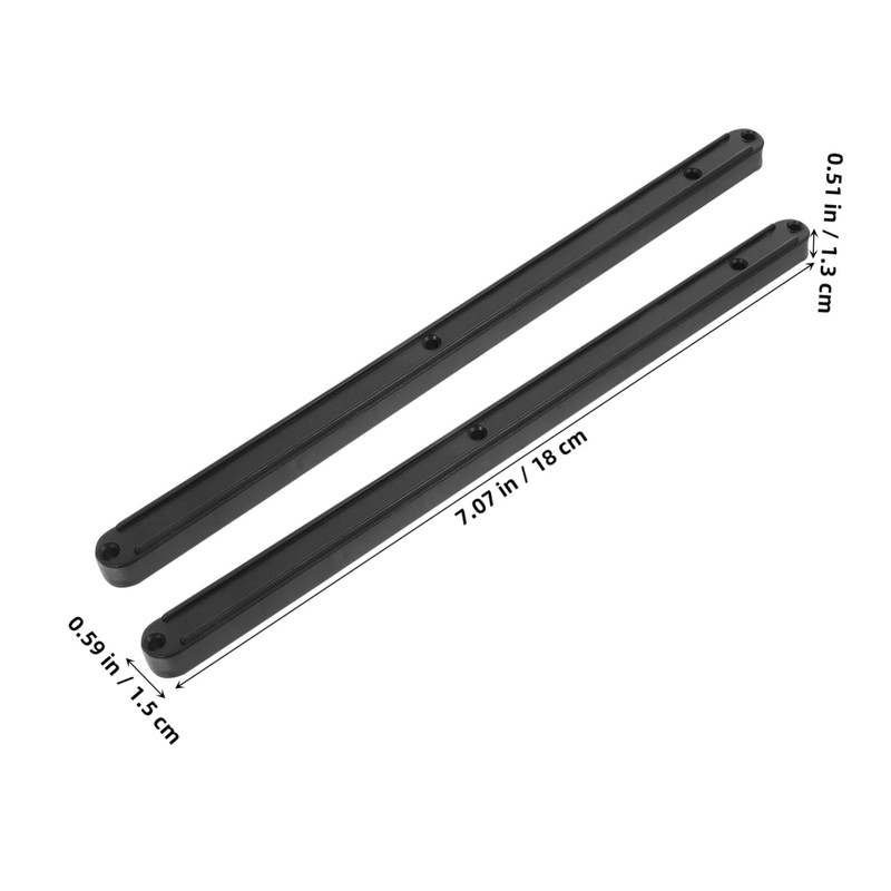 Operitacx 2Pcs Punch Drawer Slides Durable Undermount Drawer Runners for