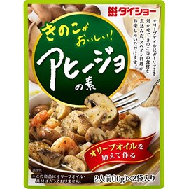 Daisho Mushrooms Delicious! Ahijo no Moto, 0.7 oz (20 g) x 10 Packs