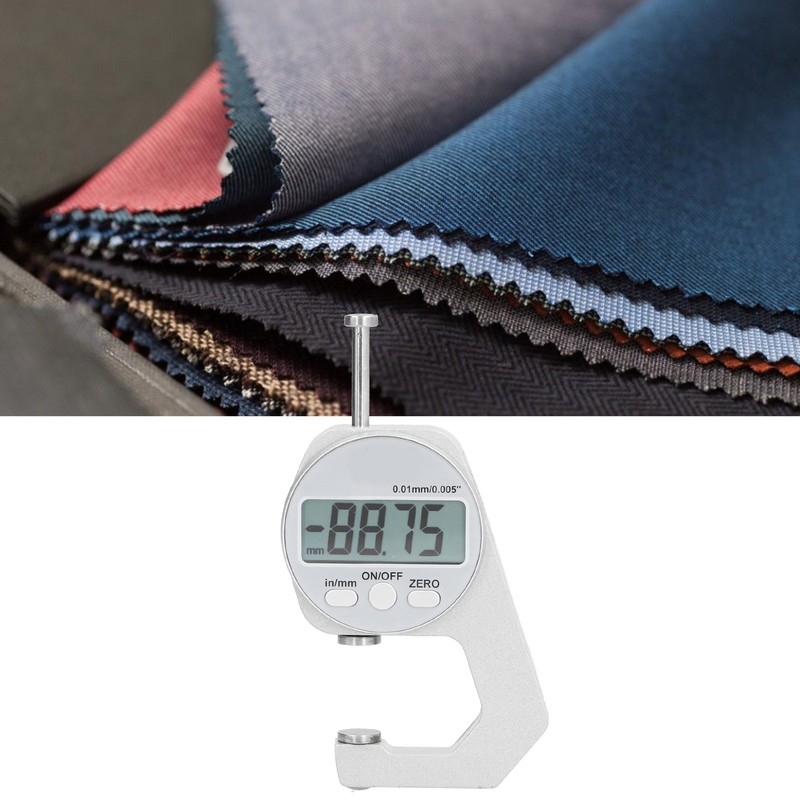 Digital Thickness Gauge LCD Large Low Power Consumption Convenient Sturdy