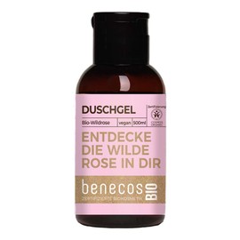 BENECOS Wild Rose Shower Gel, Mini Travel Size, 50 ml (3)
