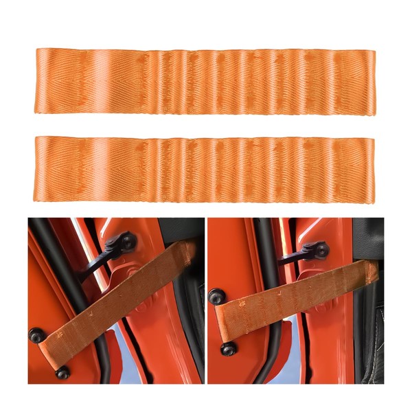2 Pcs Door Limiting Straps, Heavy Duty Auto Door Check