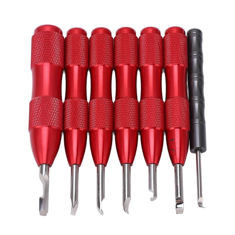 7 Pcs Watch Back Cover Opener Tool Multi Specification Aluminum