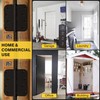 KOLET Ball Bearing Door Hinges, 4 x 4 Inches Black