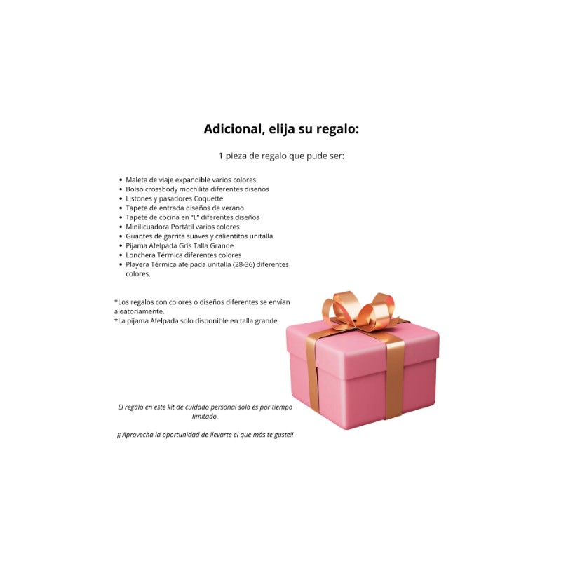 Kit Cuidado Personal Sorpresa 10 Pzs + Regalo A Elegir