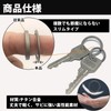 TAKES Titanium Keyring, Double Ring, Keychain, Keychain, Lightweight, Slim, Pack