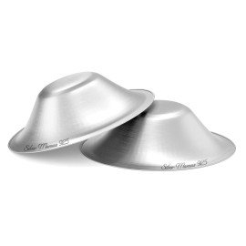 Silver Mamas Nursing Cups , silver nipple covers breastfeeding shield - Large