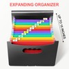 Vowcarol Greeting Card Organizer Expanding Organizer Greeting Card Storage Box
