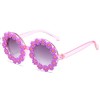 WZWLKJ Round Flower Sunglasses for Baby Girls Flower Shaped Cute