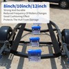 JFATXTT 12" Heavy Duty Marine Keel Roller Black Bow Roller