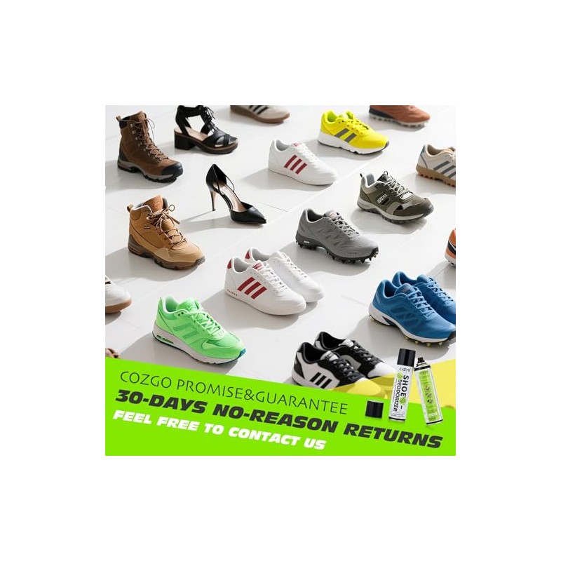 COZGO Shoe Deodorizer Spray - Long-Lasting Odor Eliminator