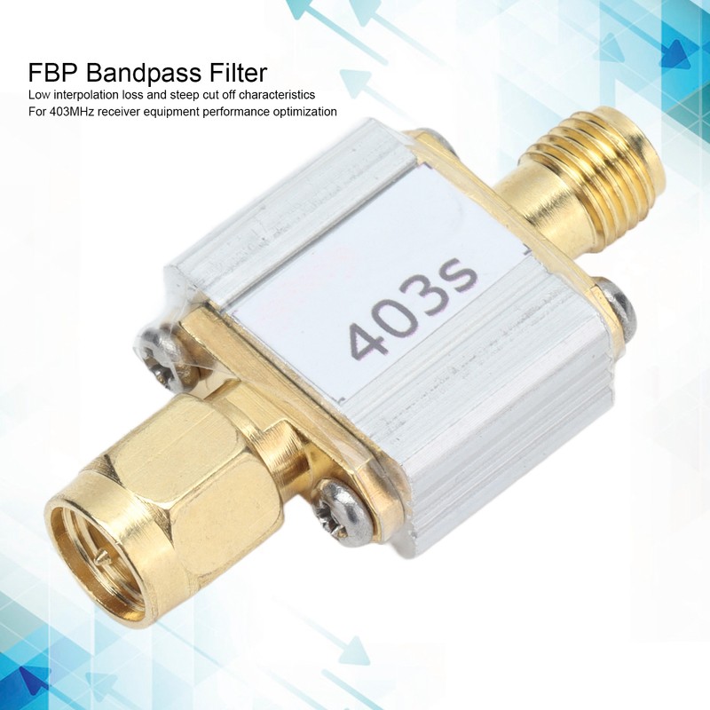 Band Pass Filter 1dB Bandwidth Metal SAW Filter for 403MHz