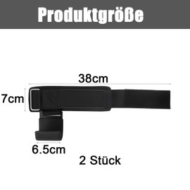 Pack of 2 Lifting Straps Strength Training Women Lifting Straps Gym Pull-Up Aid Gym Straps for Fitness Bodybuilding Weight Lifting Power Pulling Aids Strength Training for Men and Women Black