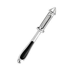 5 in 1 Multi-Purpose Vegetable Peeler Zinc Alloy and Stainless Steel - Julienne Grater, Eye Remover and Bottle Opener - Ideal for Potatoes, Fruits and Vegetables