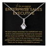Enterprise Sales Executive Necklace Message Card Box Alluring Standard -
