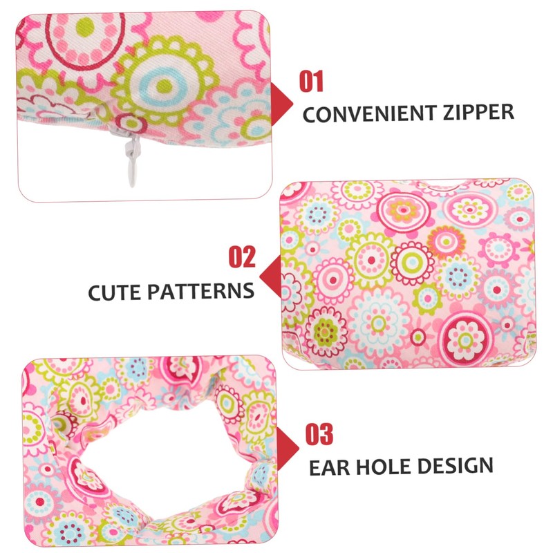 Gatuida Wedge Pillow for Head Shaping Donut Pillow Stuffed Ear