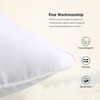 WINGLAM，Throw Pillow Inserts,Decorative Stuffer Pillows，Sham Stuffer，White，2 Pack，34x34 Inches, Hypoallergenic，Polyester,Ultra Soft，Lightweight