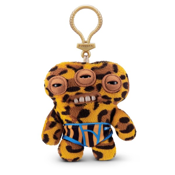 Fuggler Keyring Badgy Series Annoyed Alien - Leopard Anoid Leopard