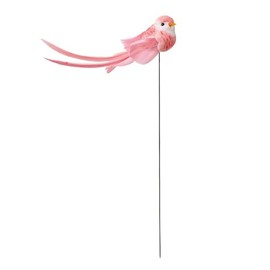 【2025年NEW】東京堂(Tokyodo) ハッピーバードピックM #002ピンク W12×D3×H4.5/L22cm 1袋 (3本) ZP000092-002