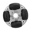 48mm Double Aluminum Alloy Omni Directional Wheel Loading 3kg for