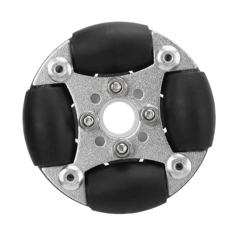 48mm Double Aluminum Alloy Omni Directional Wheel Loading 3kg for