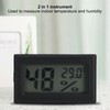 4PCS Mini Embedded Digital Temperature Humidity Meters Gauge Indoor Thermometer