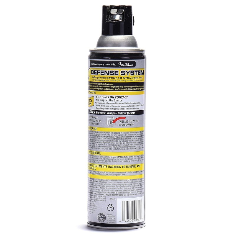 Raid Wasp Hornet Killer Spray 14 Ounce (Pack of 2)
