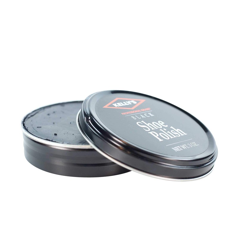 Fiebing's Kelly's Professional Paste Wax Shoe Polish Black 3oz