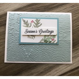 Stampin' Up! Card Set Of 4 Stampin Up Merriest Moments Seasons Greetings Christmas Trees