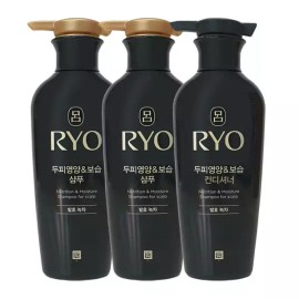 Rye [려]려 클래식 두피영양 샴푸 400ml x2 + 컨디셔너 400ml Rye Classic Scalp Nutrient Shampoo 400ml x2 + Conditioner 400ml [Individual item/Solo item]