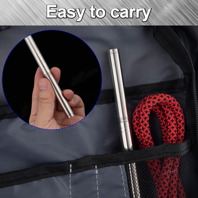 BEIQIYA 2pcs Stainless Steel Blade with Sheath, Portable Pocket Fruit