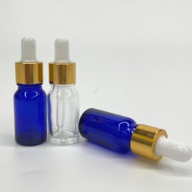 10ml Dropper Empty Bottle for Oils & Cosmetics Blue 5ea
