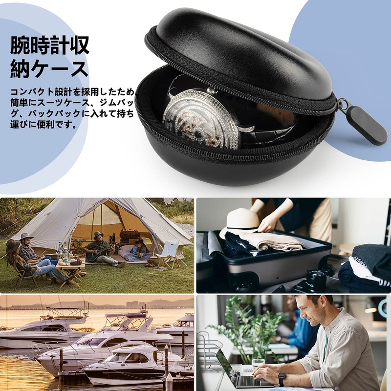 HELMDY Watch Storage Case, For Smart Watches, Travel, Business Trips,