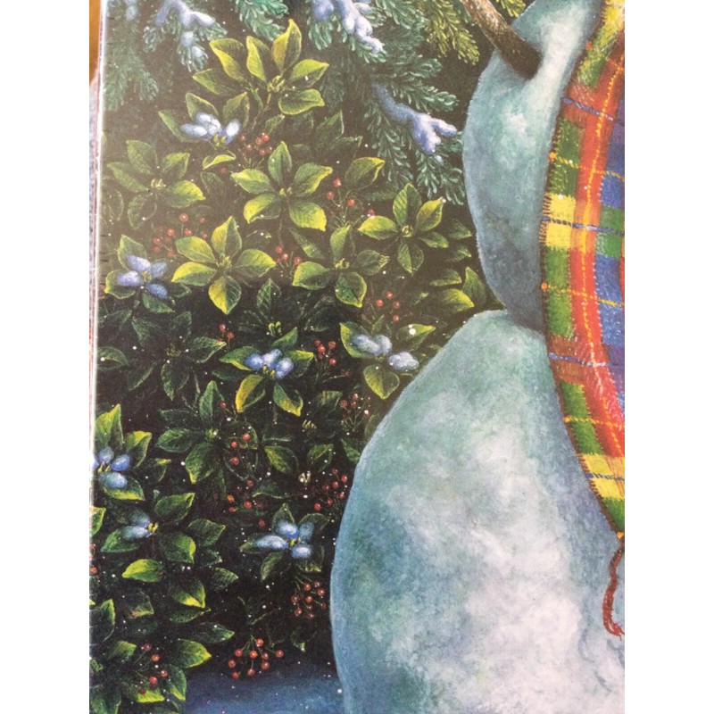 SPRINGBOK FEATHERED FRIENDS 1000 PC PUZZLE SNOWMAN IN HAT SCARF