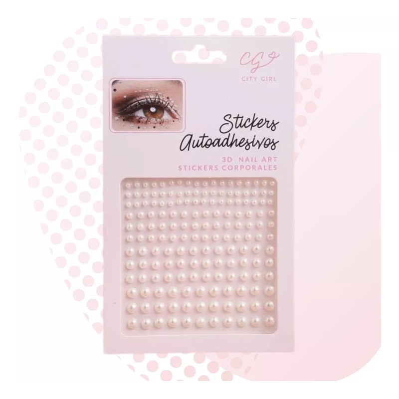 Bisutex Gemas Perlas Strass Adhesivas Para Cabello Cara Cuerpo Uñas