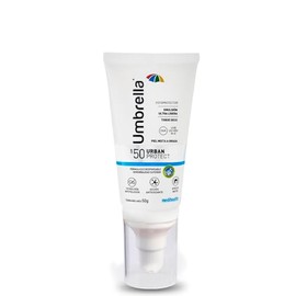 Umbrella Urban Protect SPF-50+ | Textura Ligera | Protector Solar Facial con Efecto Antipolución y Antioxidante | Piel Mixta a Grasa ó con Tendencia A