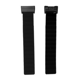 2Pcs Silicone Magnetic Watch Band Adjustable Strap for Redmi Smart Wearable Accessories Black