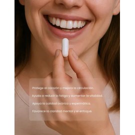 Coenzima Q10 400 Mg Ubiquinol De Alta Potencia 60 Capsulas Sabor Na                                                                                   