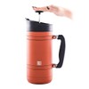 BruTrek BaseCamp Coffee Press - Double Wall Insulated Stainless Steel